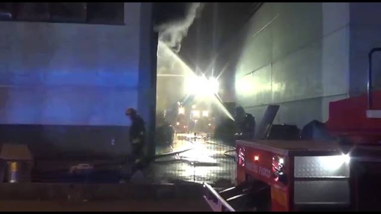 Faenza, incendio alla Antarex Faenza, incendio alla Antarex