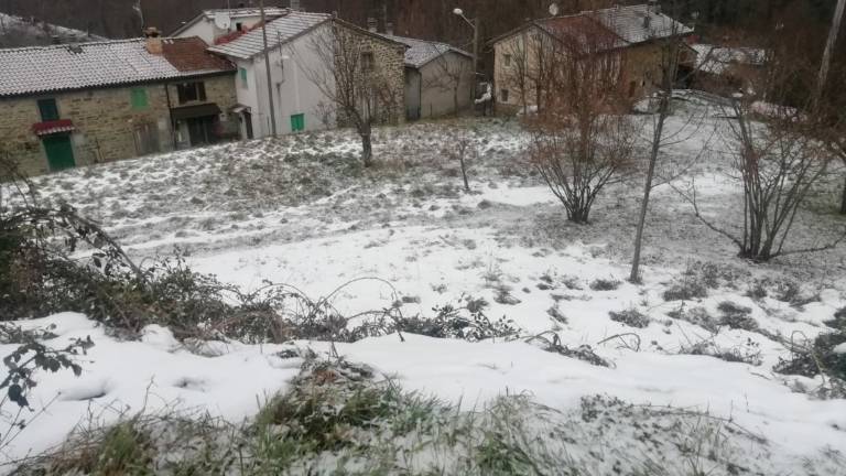 Meteo, un nuovo assaggio di neve nella Valle del Savio Meteo, un nuovo assaggio di neve nella Valle del Savio