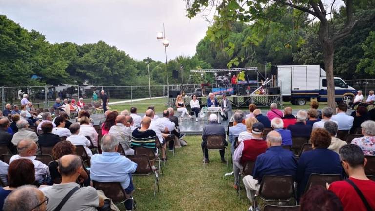 L'assessora Petitti e l'ex ministro Orlando alla festa del Pd a Rimini L'assessora Petitti e l'ex ministro Orlando alla festa del Pd a Rimini