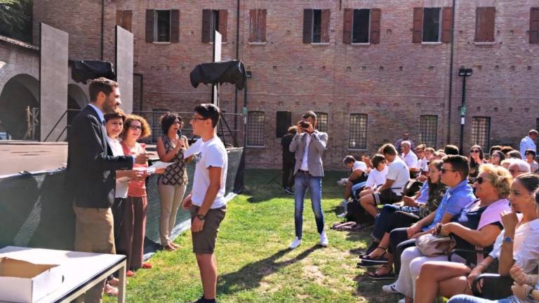 Cesena, i giovani protagonisti al chiostro di San Francesco Cesena, i giovani protagonisti al chiostro di San Francesco
