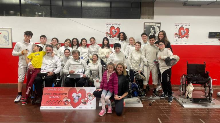 Scherma, Circolo della Spada Rimini premiato per l'impegno nello sport inclusivo Scherma, Circolo della Spada Rimini premiato per l'impegno nello sport inclusivo