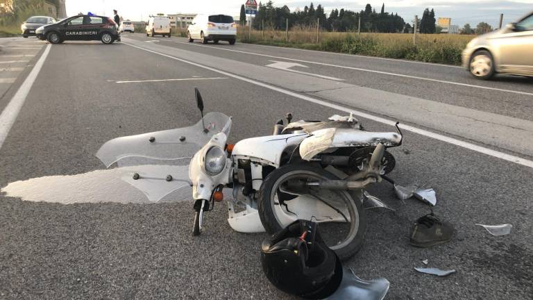 Savignanese ferita in un incidente in scooter a Crocetta Savignanese ferita in un incidente in scooter a Crocetta