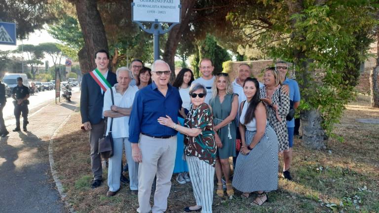 Rimini, ecco la rotonda Guerrino Pari in omaggio allo storico direttore di Vga Rimini, ecco la rotonda Guerrino Pari in omaggio allo storico direttore di Vga