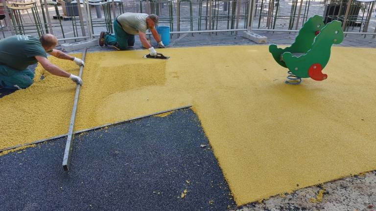Santarcangelo, area giochi del parco Campo della Fiera: lavori ormai conclusi Santarcangelo, area giochi del parco Campo della Fiera: lavori ormai conclusi