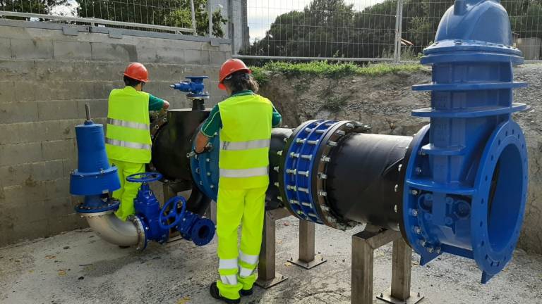 Ravenna, aperto il cantiere di Hera per il potenziamento della centrale idrica Ravenna, aperto il cantiere di Hera per il potenziamento della centrale idrica