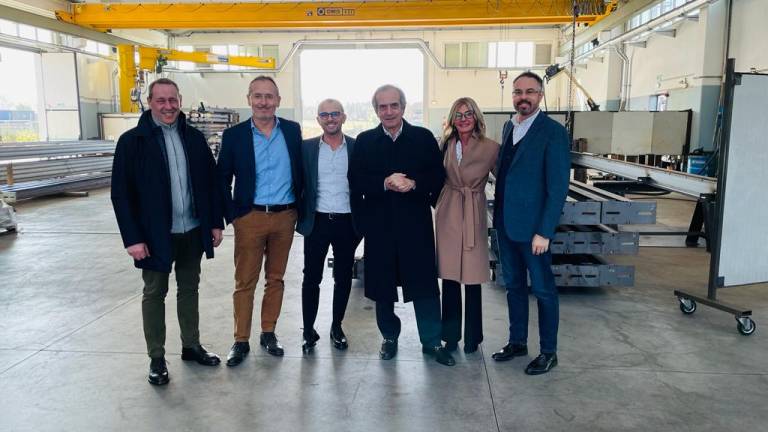 Forlì, sindaco Zattini e assessora Casara in visita a Steel Pool Cantieri, Geplast, Romagna Pannelli e Tecomet Srl Forlì, sindaco Zattini e assessora Casara in visita a Steel Pool Cantieri, Geplast, Romagna Pannelli e Tecomet Srl
