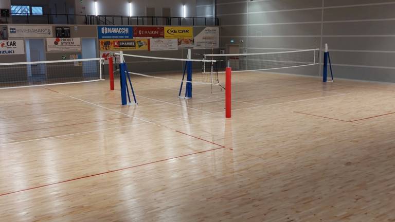 Rimini, riecco la Casa del Volley dopo i vandalismi Rimini, riecco la Casa del Volley dopo i vandalismi