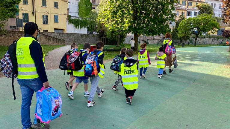 Cesena, riparte la linea Piedibus di Borello Cesena, riparte la linea Piedibus di Borello