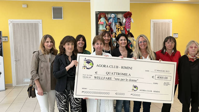 Dall'Agorà Club Rimini una donazione all'Ausl Romagna contro la violenza alle donne Dall'Agorà Club Rimini una donazione all'Ausl Romagna contro la violenza alle donne