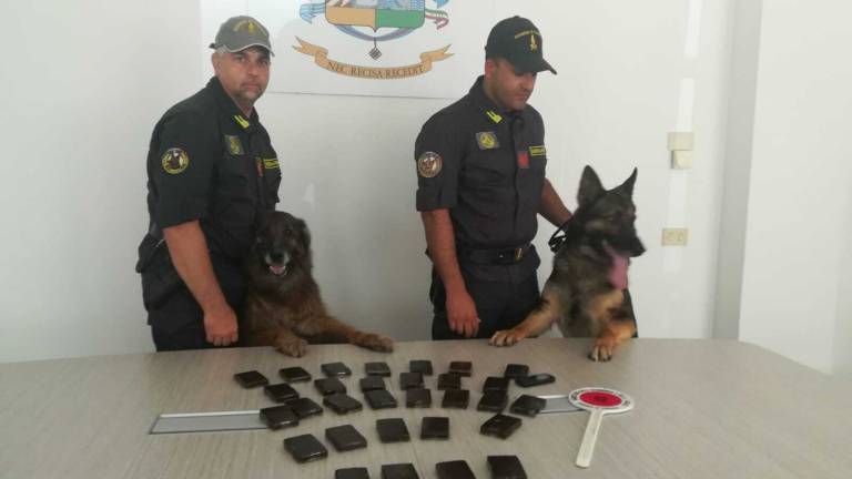 Droga da Napoli a Rimini, coppia fermata con 3 kg di hashish Droga da Napoli a Rimini, coppia fermata con 3 kg di hashish