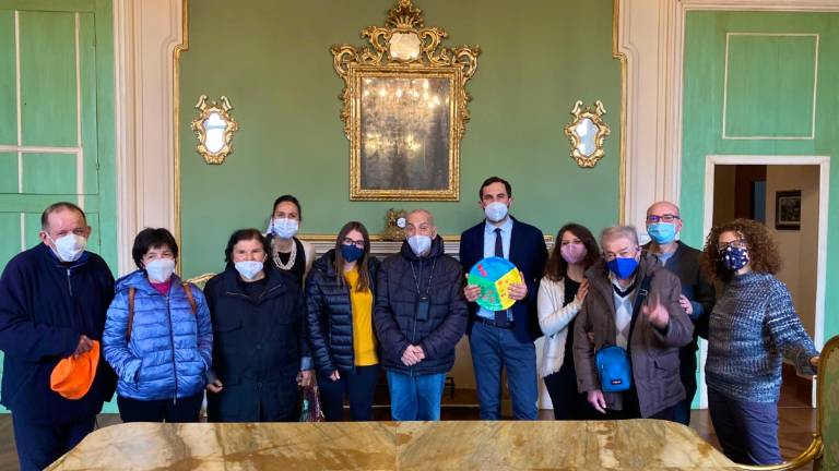 Cesena, gli AlterNativi Anffas in visita in Comune Cesena, gli AlterNativi Anffas in visita in Comune