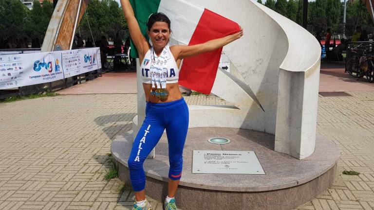 Atletica Master, triplo oro europeo per Cristina Sanulli Atletica Master, triplo oro europeo per Cristina Sanulli
