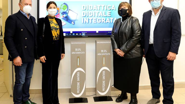 Due sanificatori d'aria per le scuole del Sacro Cuore a Cesena Due sanificatori d'aria per le scuole del Sacro Cuore a Cesena
