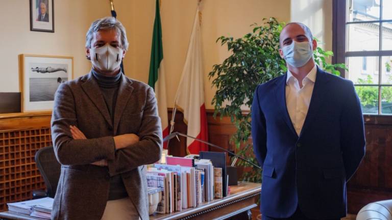 Rimini. Vaccino anti Covid, Gorini ricevuto dal sindaco Rimini. Vaccino anti Covid, Gorini ricevuto dal sindaco