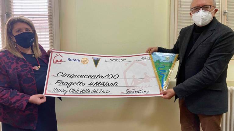Progetto Mai Soli: fondi Rotary consegnati ad Assiprov Cesena Progetto Mai Soli: fondi Rotary consegnati ad Assiprov Cesena