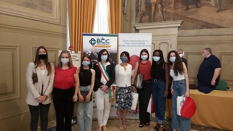 Forlì, concorso dell'Aido: la premiazione degli studenti Forlì, concorso dell'Aido: la premiazione degli studenti