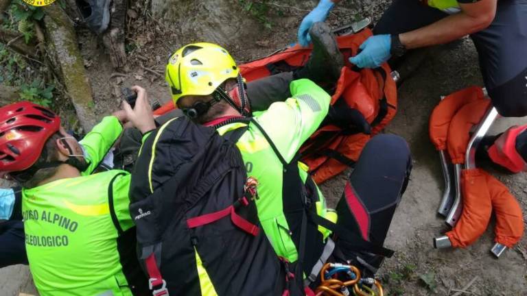 Riolo Terme, 60enne cade portando a spasso il cane nel bosco Riolo Terme, 60enne cade portando a spasso il cane nel bosco
