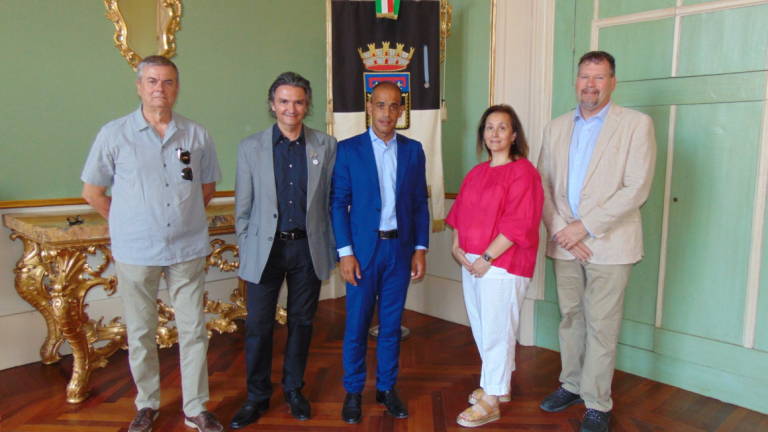 Cesena, da New York in visita alle zone alluvionate per il progetto Anita Fidelis Cesena, da New York in visita alle zone alluvionate per il progetto Anita Fidelis
