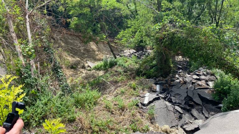 Cesena, frane a Roversano: lavori in via Santa Lucia per tutto il mese di luglio Cesena, frane a Roversano: lavori in via Santa Lucia per tutto il mese di luglio