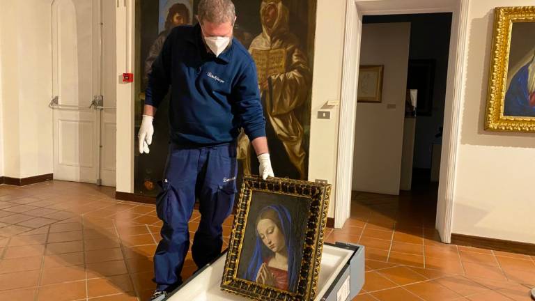 Il quadro del Sassoferrato torna a Cesena dopo 4 mesi in mostra a Perugia Il quadro del Sassoferrato torna a Cesena dopo 4 mesi in mostra a Perugia