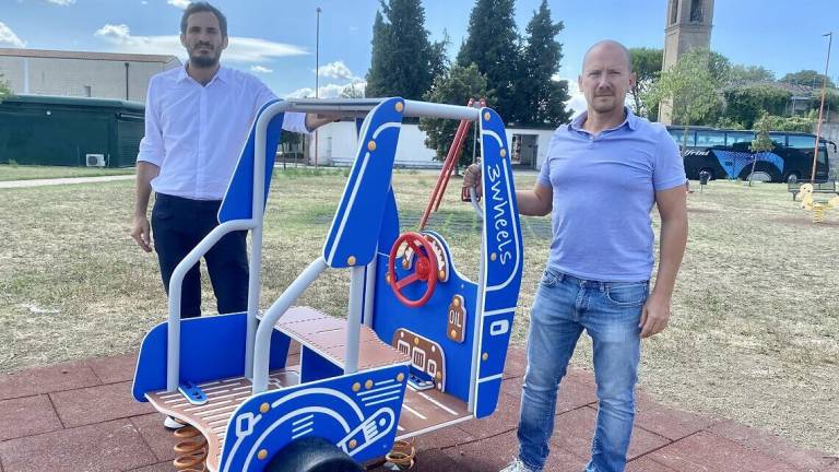 Cesena, una area giochi e un'area cani a Martorano Cesena, una area giochi e un'area cani a Martorano