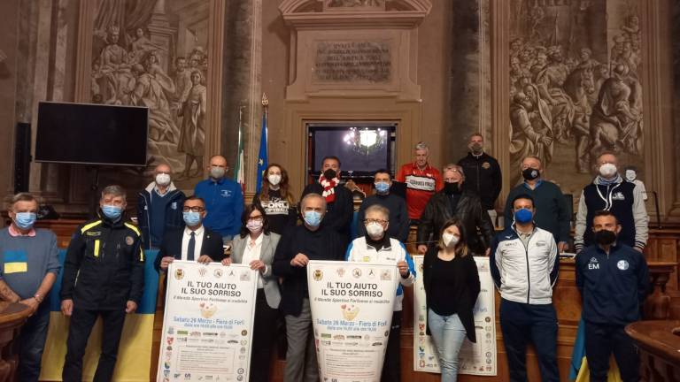 Forlì. Il mondo sportivo si mobilita per l'Ucraina Forlì. Il mondo sportivo si mobilita per l'Ucraina