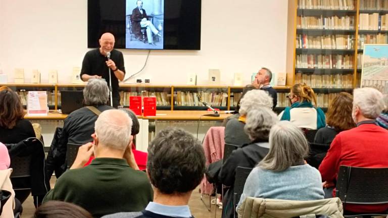 Paolo Nori alla biblioteca Baldini Paolo Nori alla biblioteca Baldini