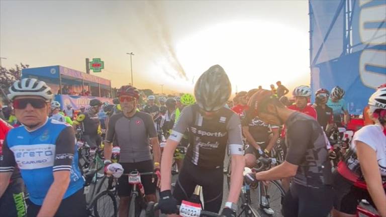 Ciclismo, Nove Colli 2022, lo spettacolo della partenza VIDEO Ciclismo, Nove Colli 2022, lo spettacolo della partenza VIDEO