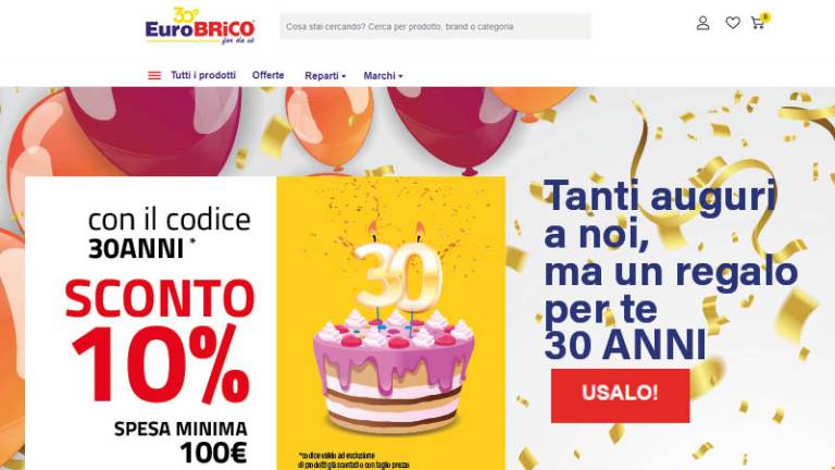 EuroBrico festeggia 30 anni di successi e di esperienza nel mondo del Fai-Da-Te e del bricolage EuroBrico festeggia 30 anni di successi e di esperienza nel mondo del Fai-Da-Te e del bricolage