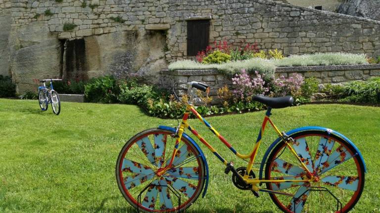 Per l'arrivo del Giro d'Italia a San Marino le bici diventano forma d'arte Per l'arrivo del Giro d'Italia a San Marino le bici diventano forma d'arte