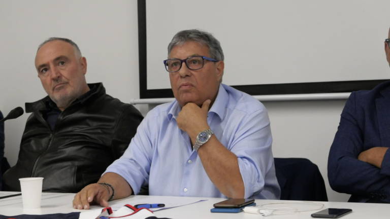 Calcio C, Deni al Bacchilega: ieri il nuovo presidente dell'Imolese si è presentato alla squadra Calcio C, Deni al Bacchilega: ieri il nuovo presidente dell'Imolese si è presentato alla squadra