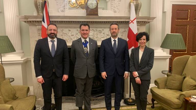 San Marino, Beccari e Gatti in visita di lavoro a Londra San Marino, Beccari e Gatti in visita di lavoro a Londra