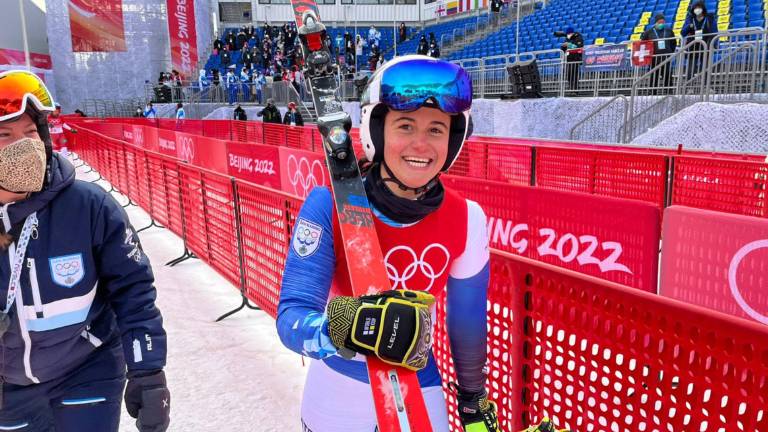 Sci, la sammarinese Torsani 47ª nel gigante olimpico, poi alla sera sostiene un esame universitario Sci, la sammarinese Torsani 47ª nel gigante olimpico, poi alla sera sostiene un esame universitario
