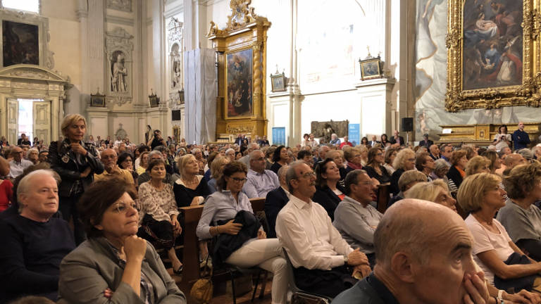 700 riminesi a Sant'Agostino per scoprire gli affreschi del Trecento 700 riminesi a Sant'Agostino per scoprire gli affreschi del Trecento
