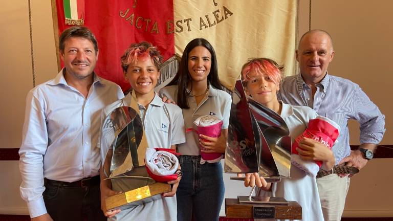 Vela, premiati i giovani campioni riminesi Severi e Collini Vela, premiati i giovani campioni riminesi Severi e Collini