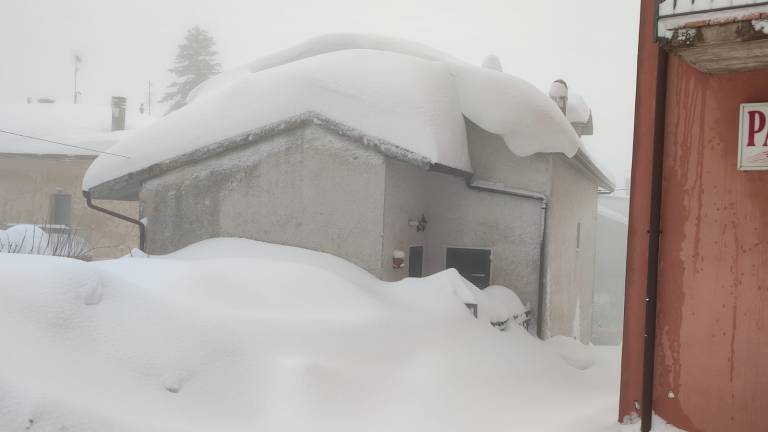 Una donna di 70 anni dispersa a Montecopiolo dopo la nevicata Una donna di 70 anni dispersa a Montecopiolo dopo la nevicata
