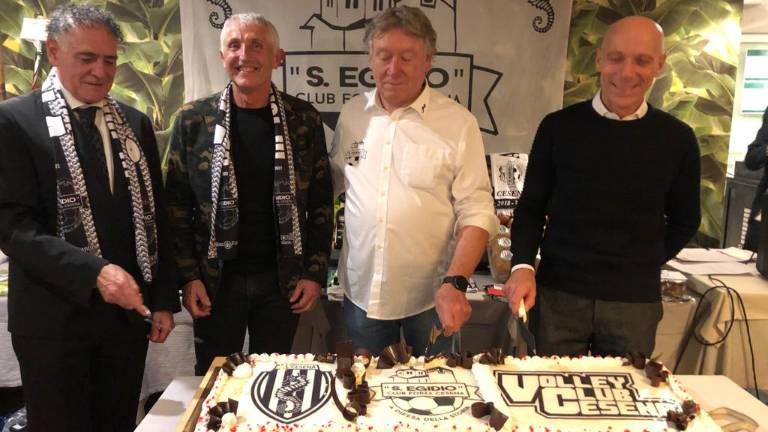 Cesena Fc e Volley Club uniti in una serata di beneficenza a Sant'Egidio Cesena Fc e Volley Club uniti in una serata di beneficenza a Sant'Egidio