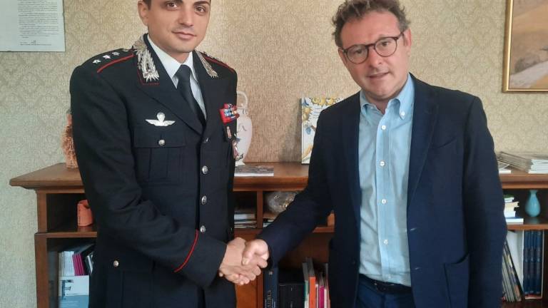 Faenza, il saluto del sindaco al nuovo comandante dei Carabinieri Faenza, il saluto del sindaco al nuovo comandante dei Carabinieri