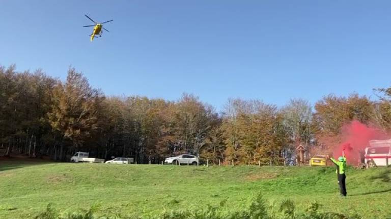 Sospetto infarto nelle Foreste Casentinesi: 67enne soccorso in elicottero VIDEO Sospetto infarto nelle Foreste Casentinesi: 67enne soccorso in elicottero VIDEO