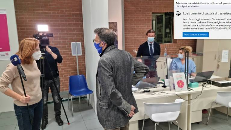 Forlì, il Tg3 regionale all'Hub vaccinale in Fiera Forlì, il Tg3 regionale all'Hub vaccinale in Fiera