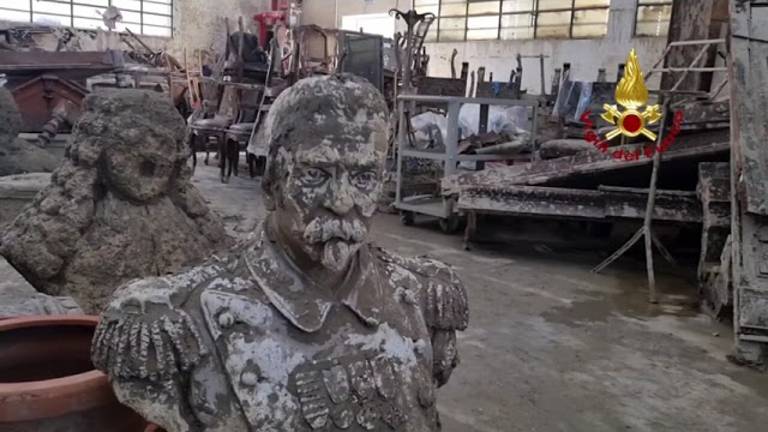 Forlì, il recupero delle opere d'arte al Complesso di Via Asiago VIDEO Forlì, il recupero delle opere d'arte al Complesso di Via Asiago VIDEO