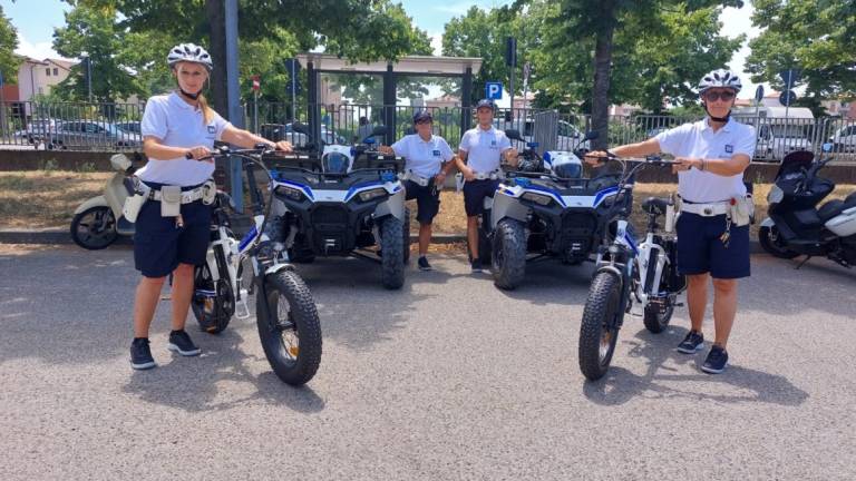 Rimini, 6 nuove bici elettriche per la Polizia Locale Rimini, 6 nuove bici elettriche per la Polizia Locale
