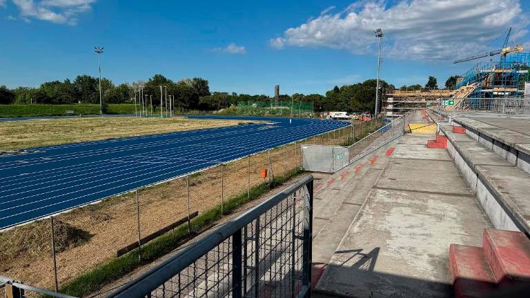 La pista di atletica La pista di atletica