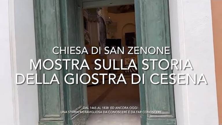 Alla chiesa di S. Zenone una mostra sul Palio e la Giostra di Cesena Alla chiesa di S. Zenone una mostra sul Palio e la Giostra di Cesena
