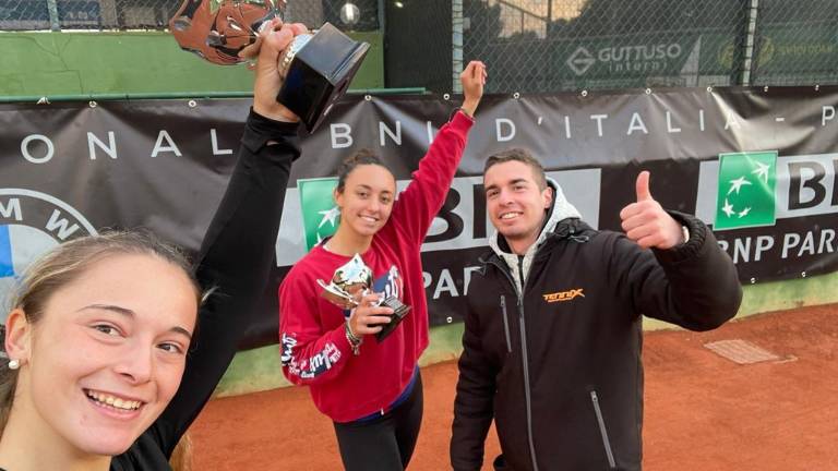 Tennis, Modesti-Zanolini: festa in doppio Tennis, Modesti-Zanolini: festa in doppio
