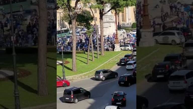 Forlì, cortei e festa per lo scudetto dell'Inter Forlì, cortei e festa per lo scudetto dell'Inter
