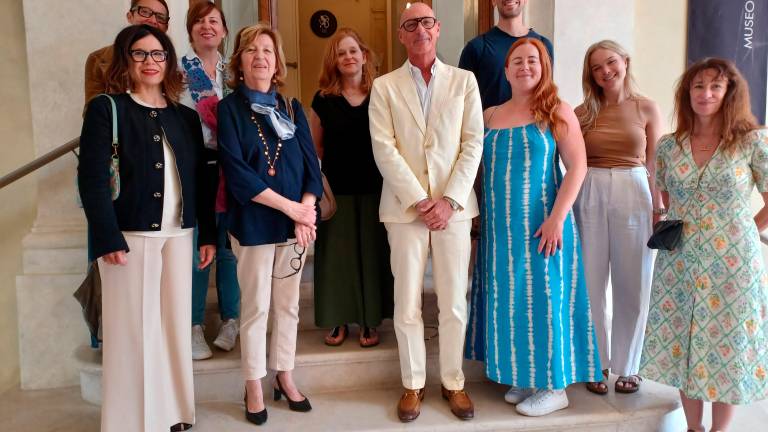 La delegazione di giornalisti internazionali in visita ai Musei Byron e del Risorgimento La delegazione di giornalisti internazionali in visita ai Musei Byron e del Risorgimento