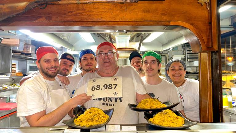 Rimini, Bounty da record: servite quasi 69mila carbonare nel 2024 VIDEO Rimini, Bounty da record: servite quasi 69mila carbonare nel 2024 VIDEO
