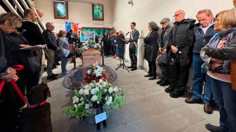 L’intervento del sindaco alla cerimonia funebre a Casa Moretti L’intervento del sindaco alla cerimonia funebre a Casa Moretti