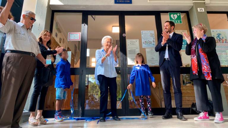 Cesena. Scuola primaria Vigne intitolata a Rita Levi Montalcini alla presenza della nipote Cesena. Scuola primaria Vigne intitolata a Rita Levi Montalcini alla presenza della nipote